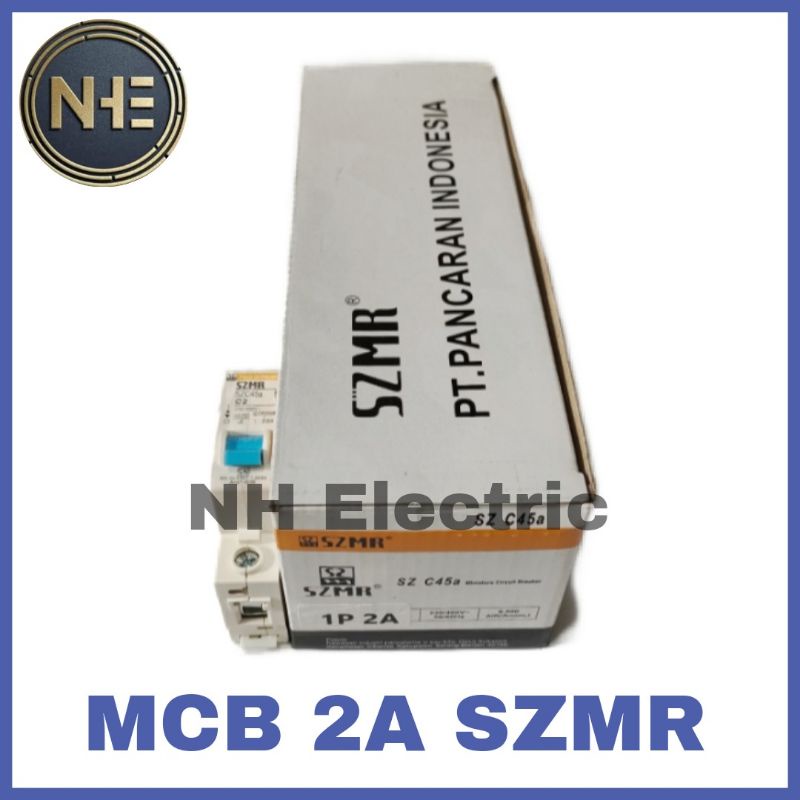 Mcb 2a Szmr - Mcb 2 Ampere Szmr - Mcb 2a 1phase Szmr SNI