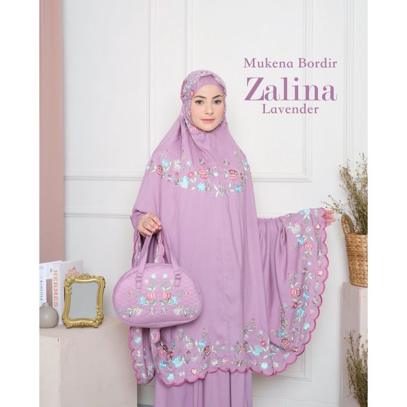Mukena Bordir Zalina Rayon Premium