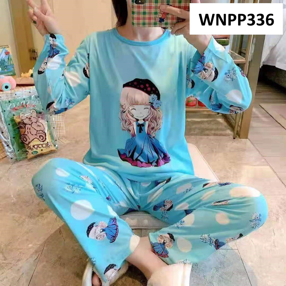 Piyama Wanita Baju Tidur Wanita Motif Little Girl