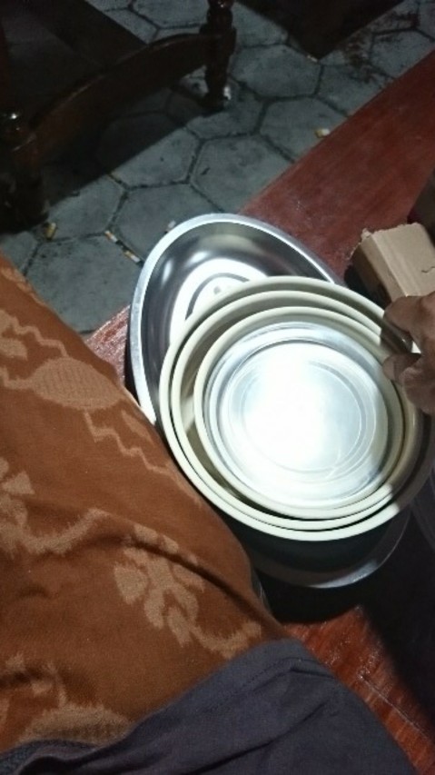 Nampan Oval / Baki Oval Stainless Steel 30 Cm