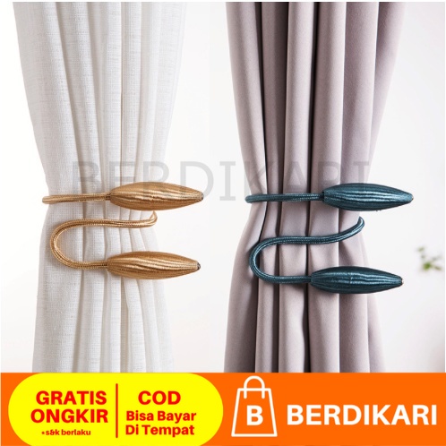 Tasel Tali Pengikat Gorden Multi Bentuk Flexible DIY