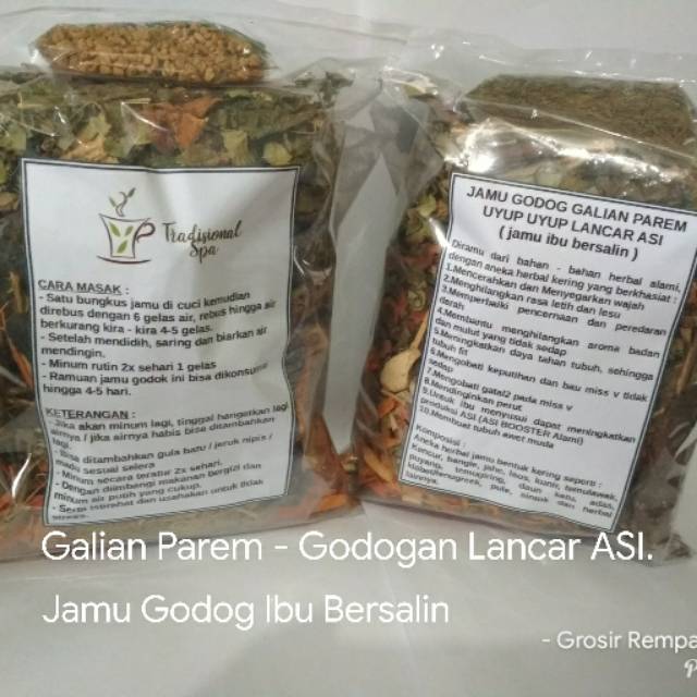 

( 1 Kilo ) Jamu Godog Galian Parem / Godogan Uyup - Uyup Lancar ASI - Jamu Ibu Setelah Bersalin