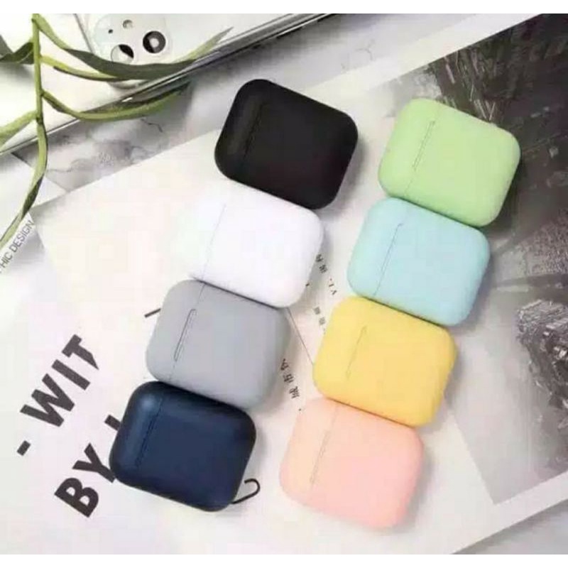 HEADSET BLUETOOTH INPODS 12 TWS MACARON EARPHONE TRUE WIRELESS STEREO HIFI SENTUH EARBUDS