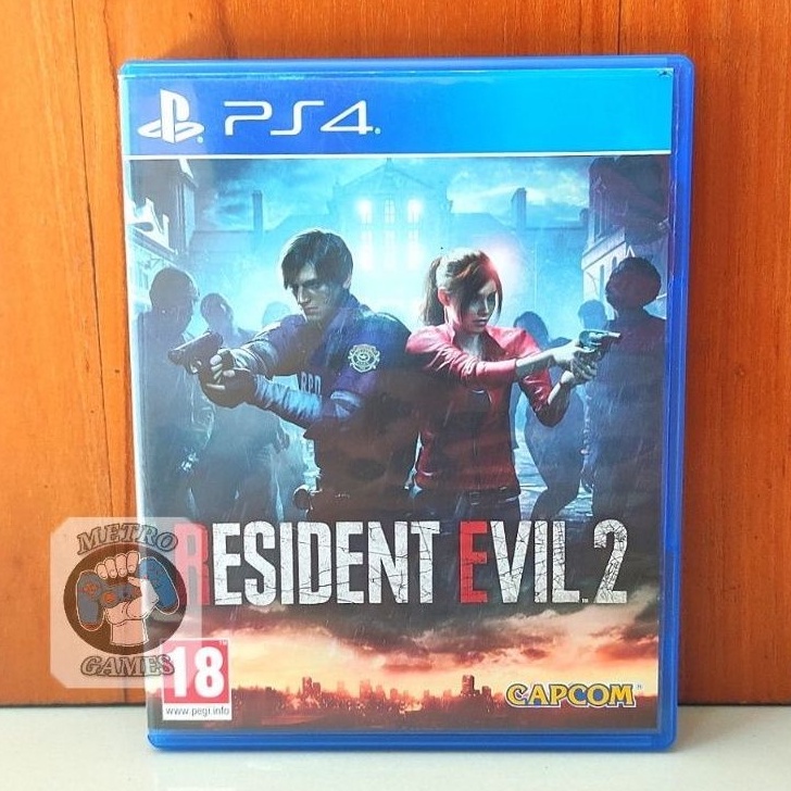 Kaset Resident Evil 2 Remake PS4 Residen RE RE2 Playstation PS 4 5 Biohazard hazard Zombie 3 8 Cd Bd Game Residentevil 2 residenevil 3 7 8 village ps4 ps5 games Region 3 Asia Reg