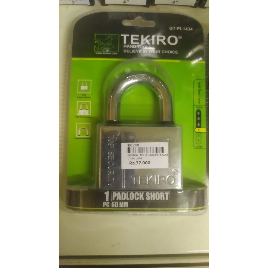 Gembok tekiro 60mm