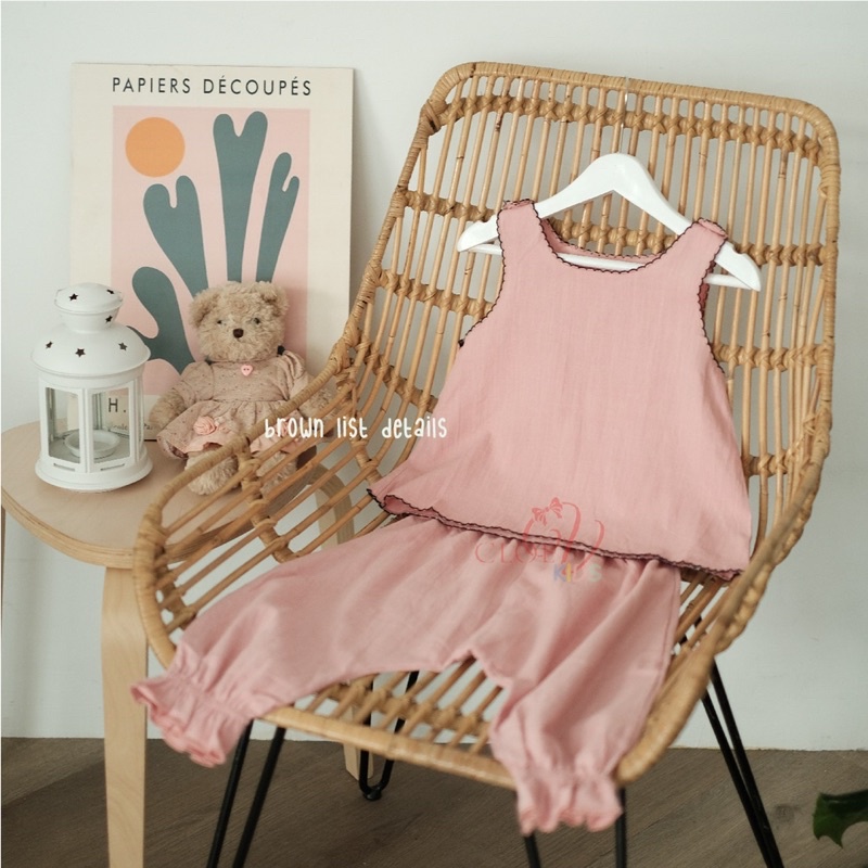 CLOEVKIDS - Baju set anak perempuan ADORE SET