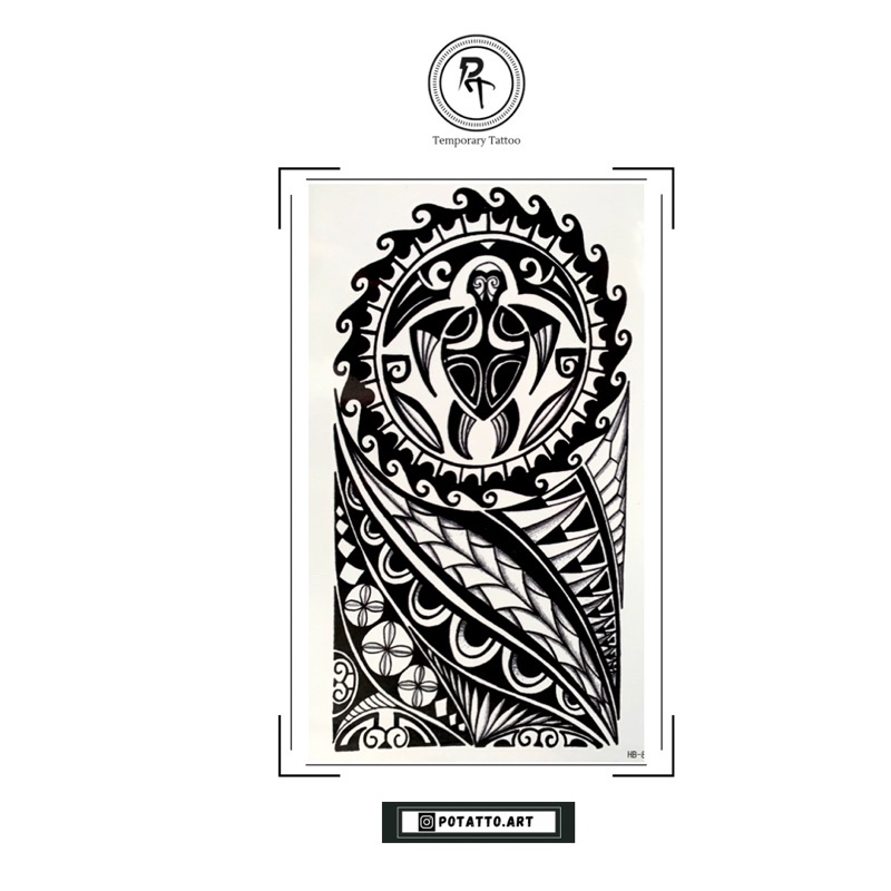 Tatto Temporer / Tatto Temporary lengan jepang 12x19 cm