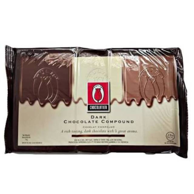 

COKLAT TULIP - TULIP DARK CHOCOLATE COMPOUND 1KG