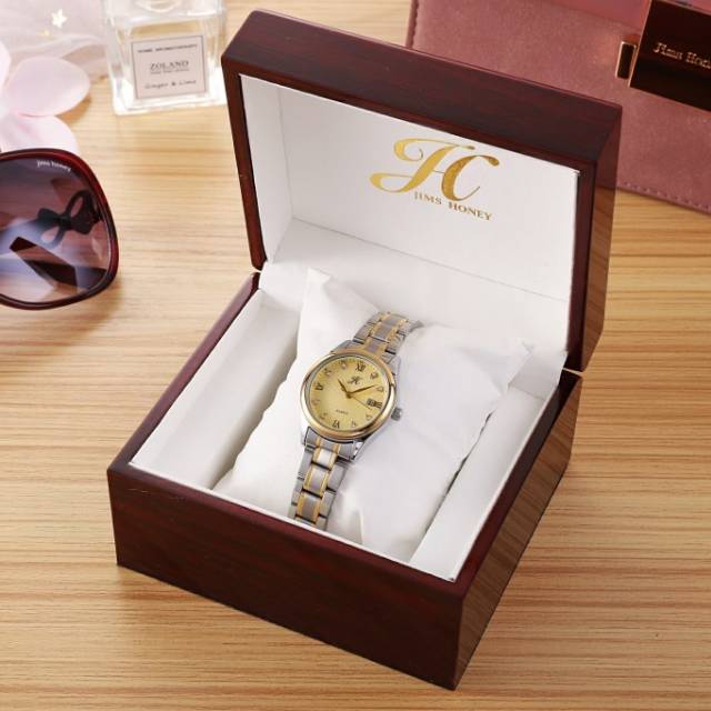 JIMS HONEY JAM TANGAN 8191 Jam Tangan Pria dan Wanita Murah Elegant