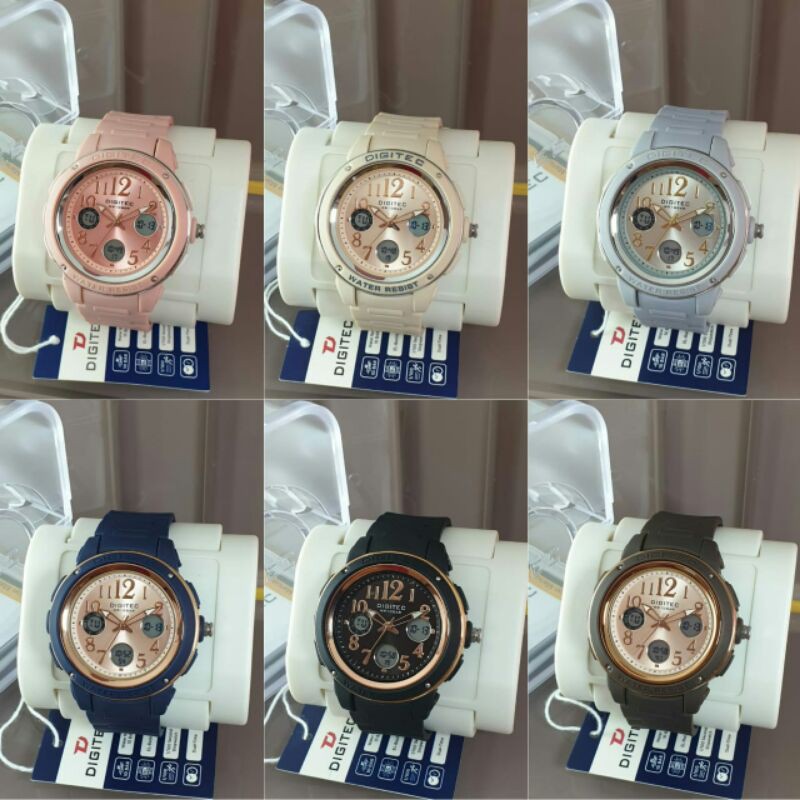  Jam  tangan  wanita digitec  3091 original Shopee Indonesia