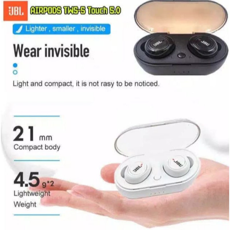 Headset blotooth  jbl TWS 5 universal
