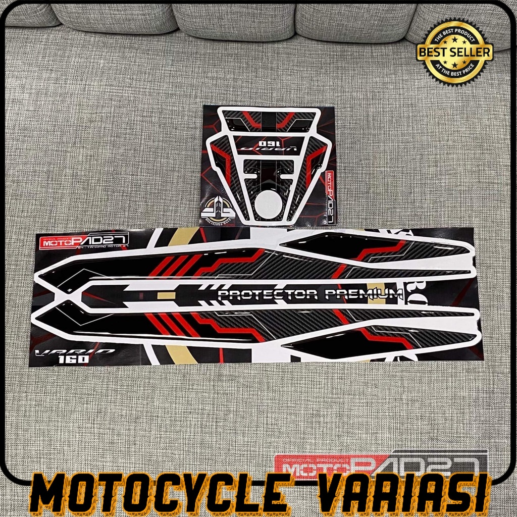 MOTOPAD27 Sticker stiker BEHEL NEW HONDA VARIO 160 Resin Timbul Premium Presisi