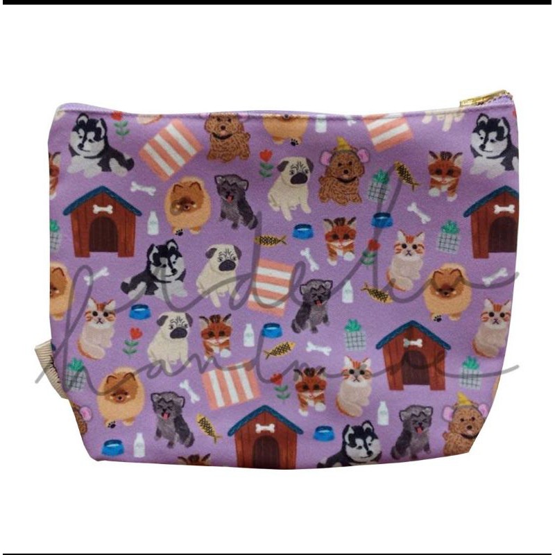 Obet Store - IDEKUHANDMADE Anabul Pouch Faces Jungle Big Bag Shopping