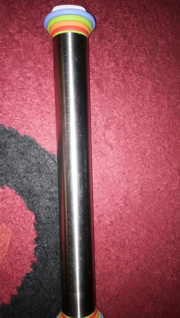 Aigootan Medan Rolling Pin Stainless Steel / Penggiling Adonan Anti Karat / Non Stick Roller