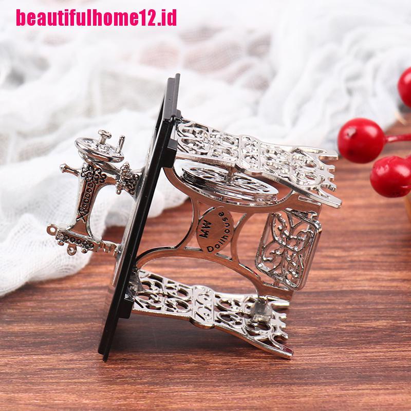 【beautifulhome12.id】Dollhouse Miniature Sewing Machine Furniture Toys Gifts Doll House Decor
