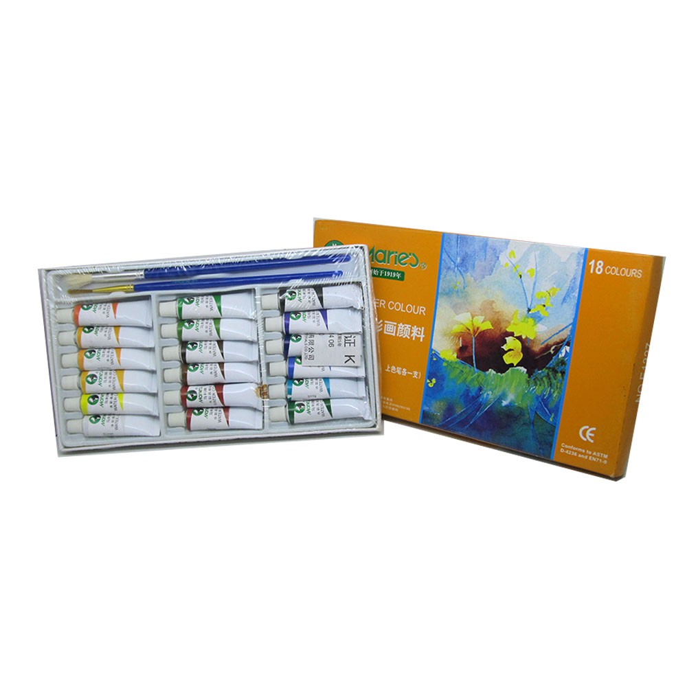 

Maries Cat Air / Water Colour Set 18 x 5 ml Tube + Kuas