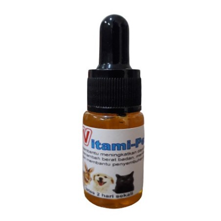 Vitamin Nafsu Makan dan Daya Tahan Tubuh Vitami Pet 10ml