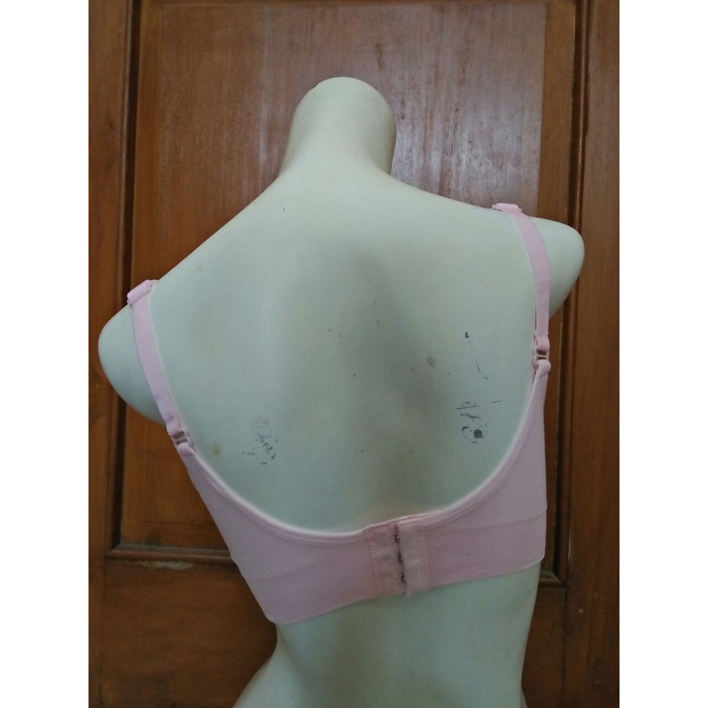 ORI SOREX BH Menyusui 8200 8202 8201 - NURSING Bra Busa Tanpa kawat size 34 - 38 &amp; 38-42  Kait 3