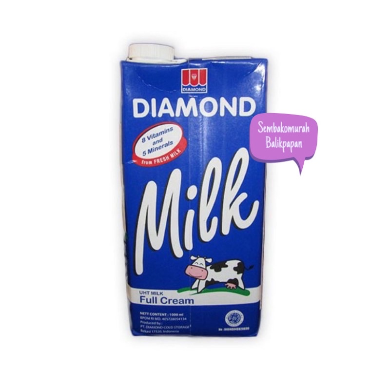 

susu uht diamond 1L