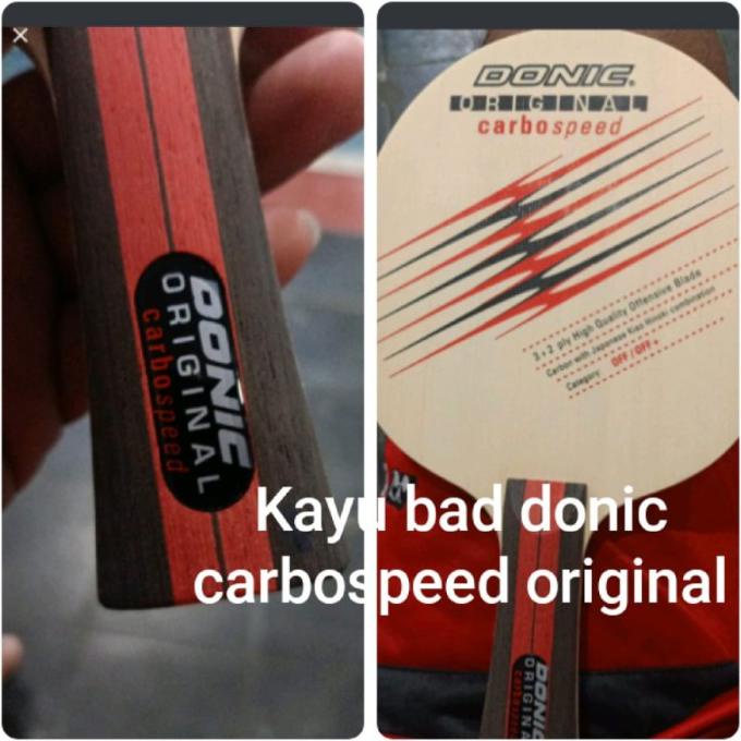 Donic Ovtcharov CarboSpeed - Kayu/Bat/Bet Pingpong/Tenis Meja ORIGINAL