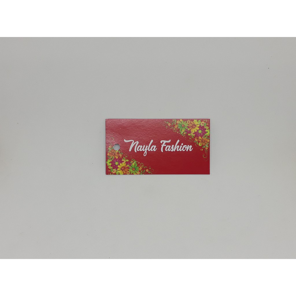 

Hangtag/Label Pakaian Paket 500pcs Free Desain 6