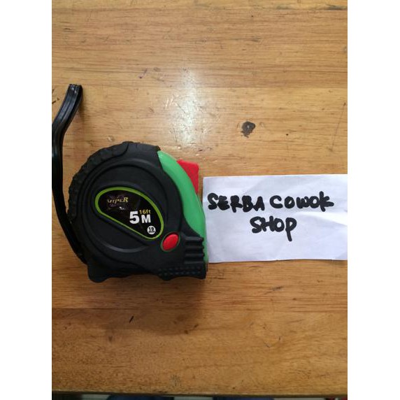 Meteran Tukang 5 Meter Roll Meter 5 M Karet Meteran Jaket Bangunan Termurah Berkualitas