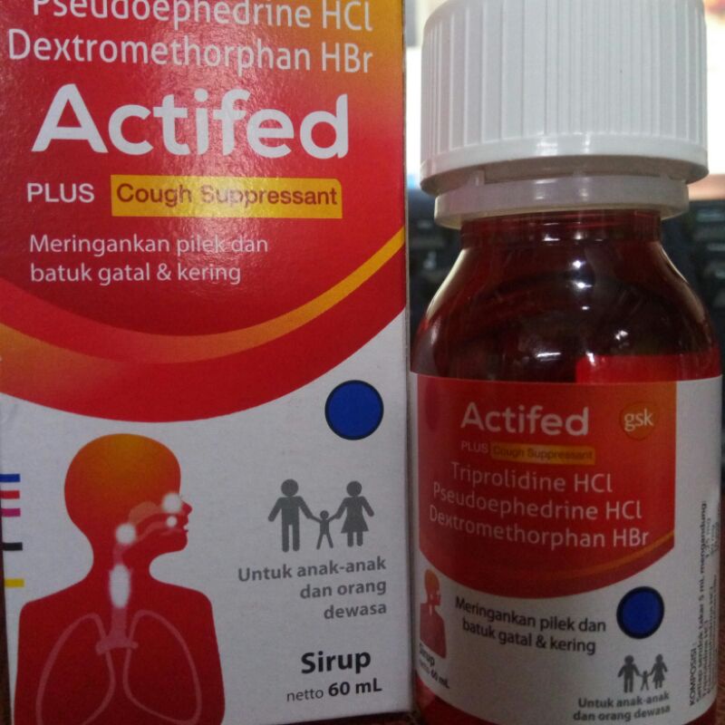 Actifed Merah Obat Batuk Kering dan Gatal