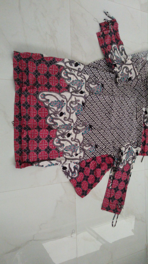 Batik Couple Keluarga - Bisa Cod - Sarimbit Gamis Familly Set Motif Tuju Rupa  Batik Putra Hadi