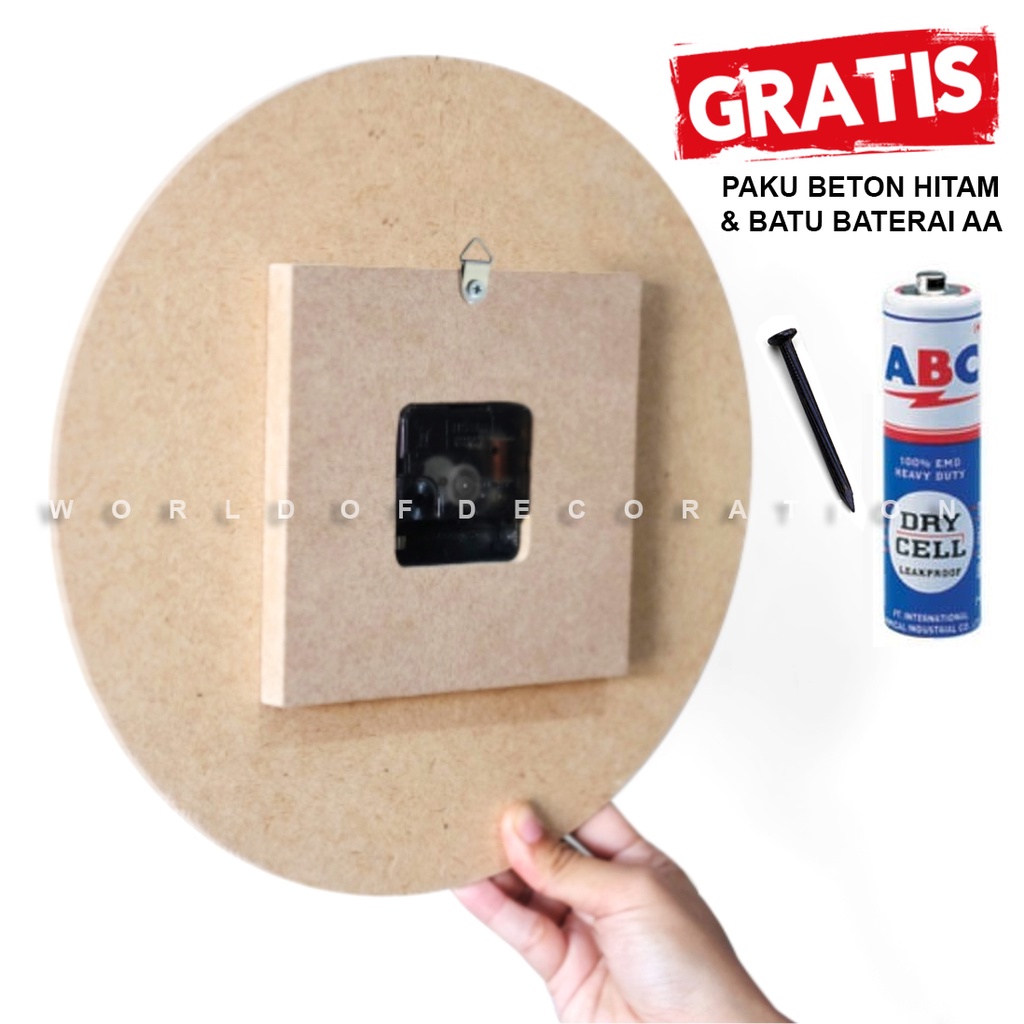 Jam Dinding Bulat Buah Buahan Lucu dan Unik-1