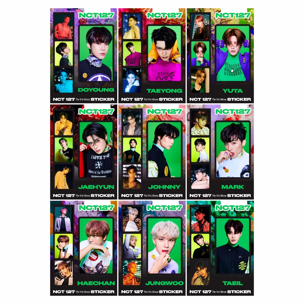 

Stiker Nct 127 Album Sticker Sticky