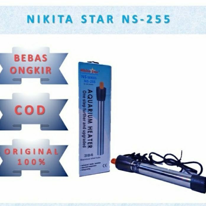 HEATER STAINLESS NIKITA STAR NS-25 S / HEATER NIKITA STAR 25 WATT