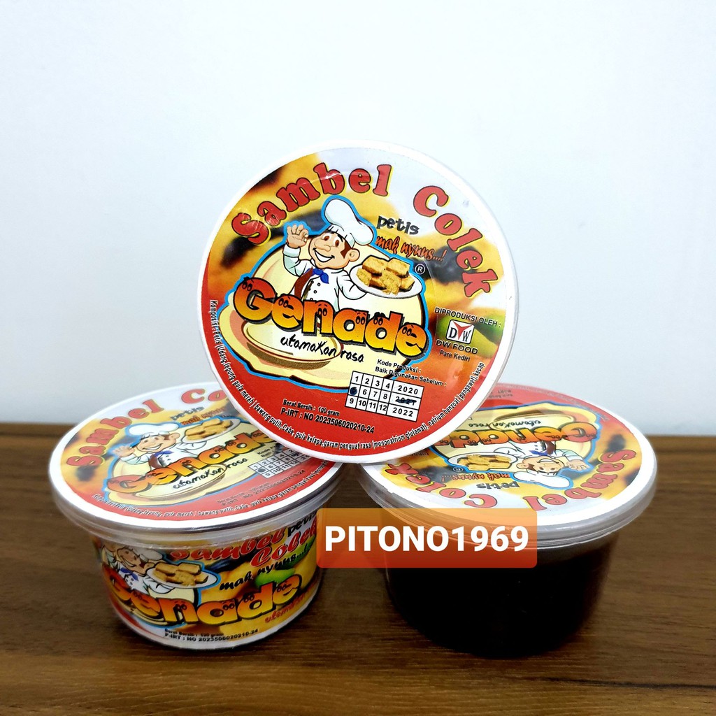 

Petis Bumbu Colek GENADE 100gr Khas Kediri