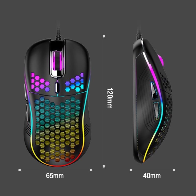 ColorCoral RGB Mouse Pad Mouse Gaming Set