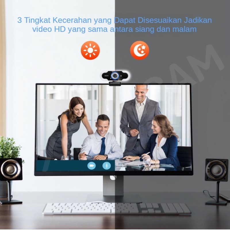 XIHANCAM 3-Level Led Ring Light Ip Camera Usb Camera Zoom Meeting Kamera Laptop Untuk Zoom Kamera Laptop Usb Webcam Pc Camera Laptop Usb Webcam 1080p Web Cam Kamera Webcam Laptop With Mic Live Streaming Kamera Pc Komputer Desktop