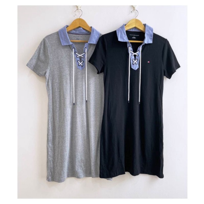 TMH lace up series dress