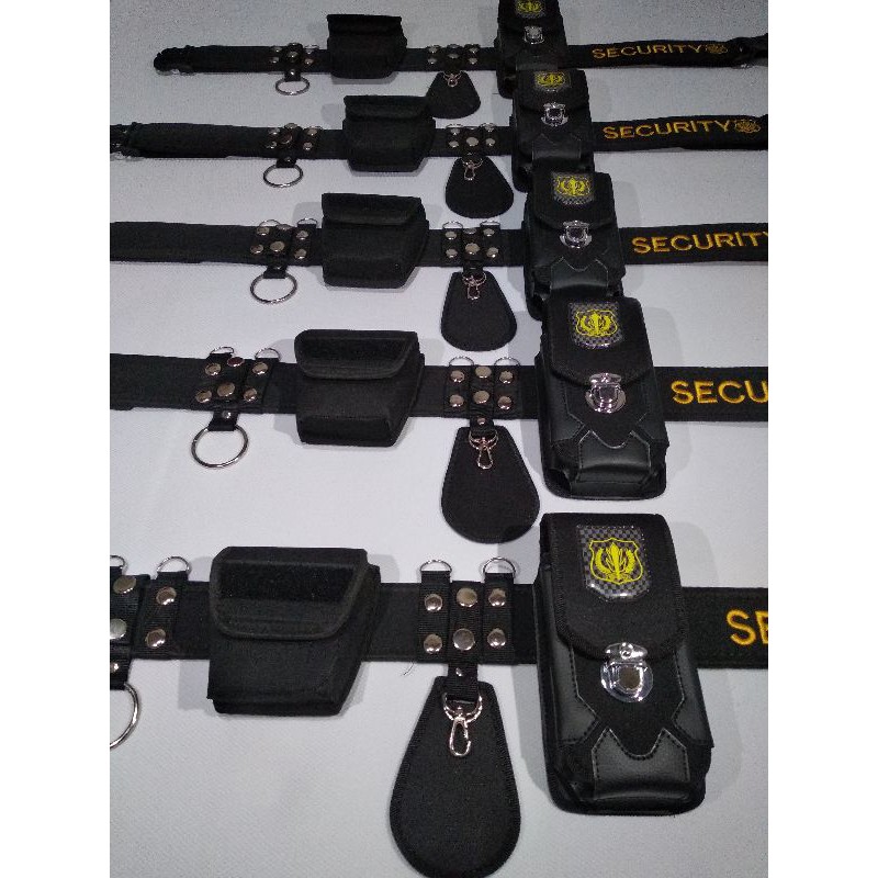 Kopel/sabuk ikat pinggang perekat  set.security, satpam,damkar,pol PP,linmas,brimob