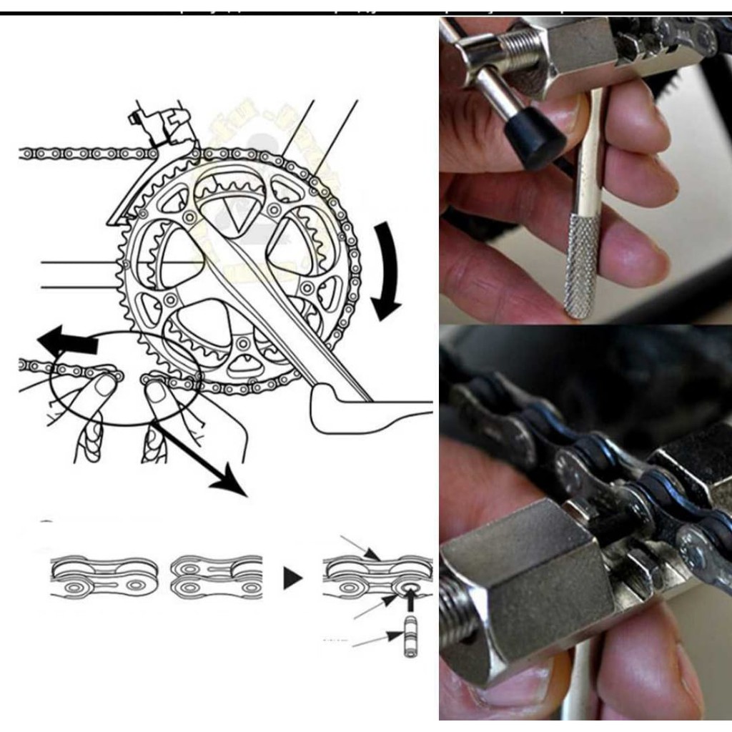 TERMURAH!!! Alat Pemotong Rantai Sepeda / Chain Breaker / 420 / 428 / 530