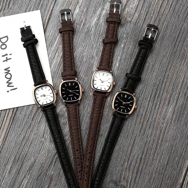 [COD] Jam Tangan Wanita Gaya Retro Untuk Bisnis Korean Importi