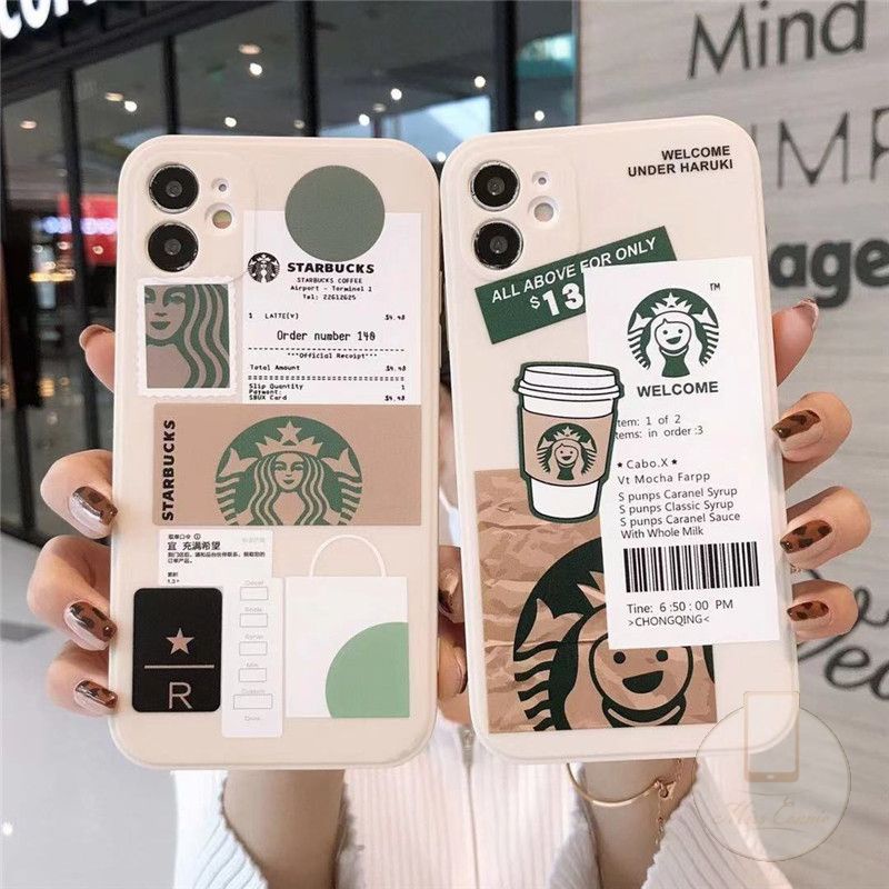 CASE STARBUCKS PUTIH REDMI 8 REDMI 8A REDMI NOTE8 REDMI 8PRO REDMI 9 REDMI 9C REDMI 9T REDMI NOTE9  