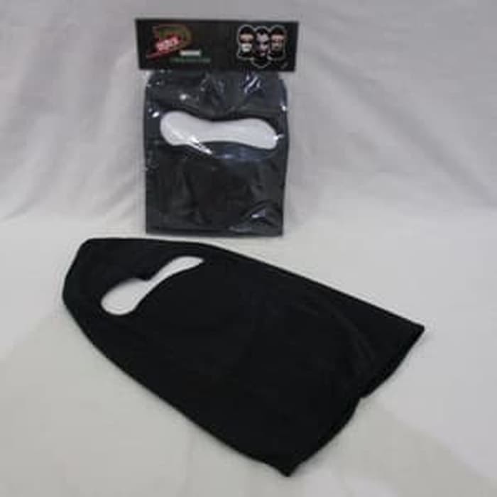 Masker Ninja Full Face Hitam /Sarung Kepala Helm/Masker Motor