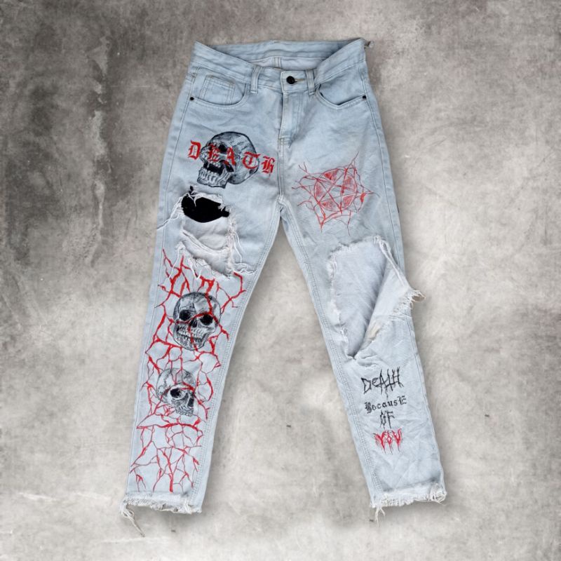 custom jeans