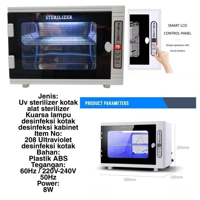 sanitizing box uv sterilizer steril alat manicure pedicure alat salon