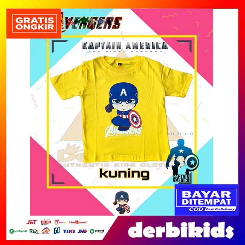 Konveksi Baju Anak Kaos Anak Superhero Karakter Lucu Murah Original