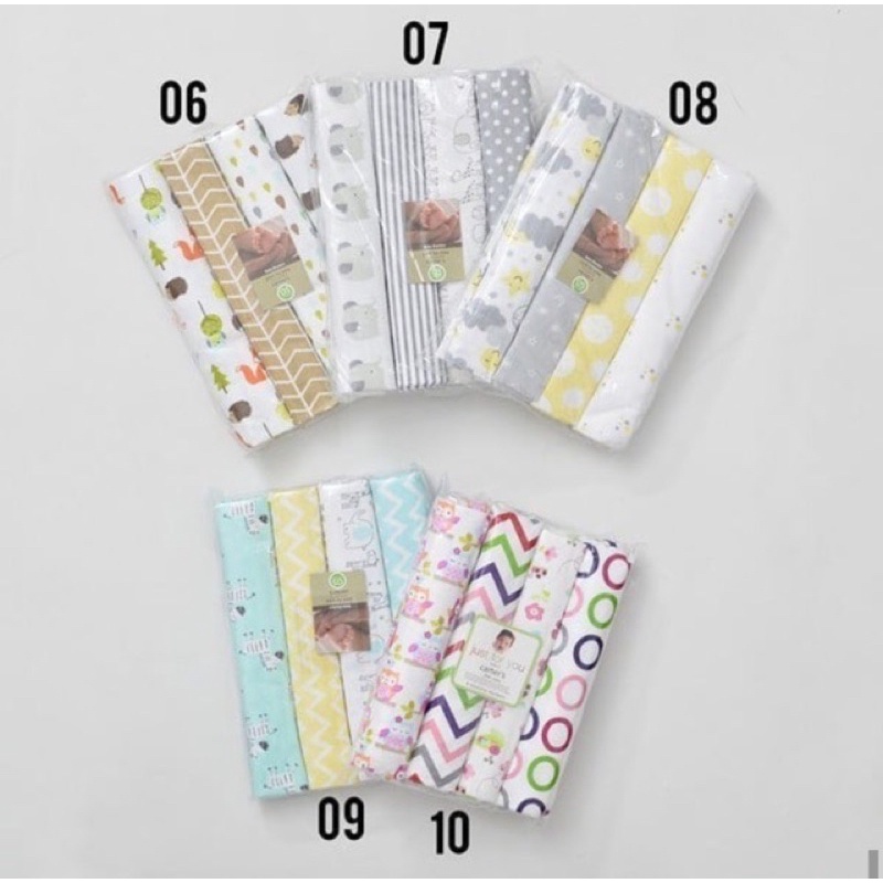 BEDONG BAYI flower cart’s isi 4pcs 100x80 / SWADDLE Premium isi 4 pcs