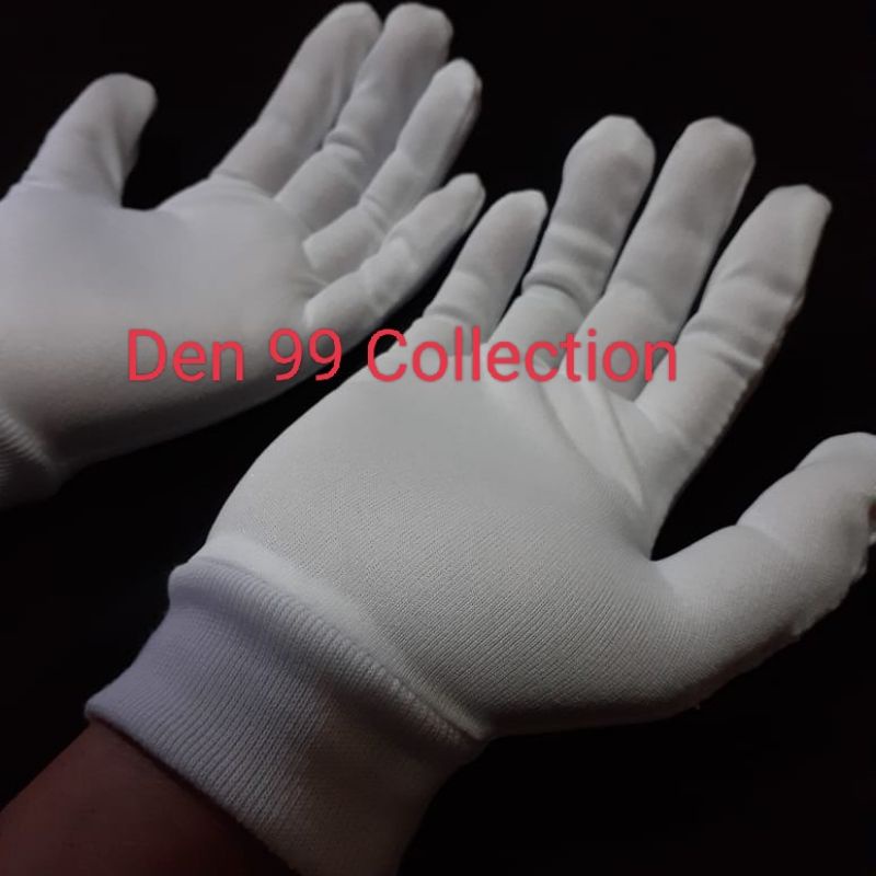 Kaos tangan putih Gerak Jalan grosir pernikahan , paskibra ,formal sarung tangan putih paskibta