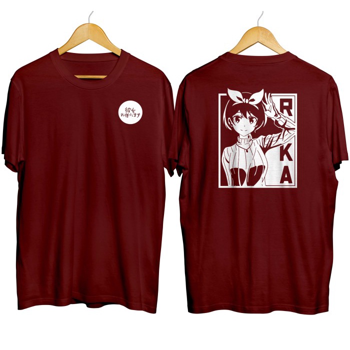 Kaos distro anime RUKA SARASHINA WAIFU KAWAII - KANOJO OKARISHIMASU