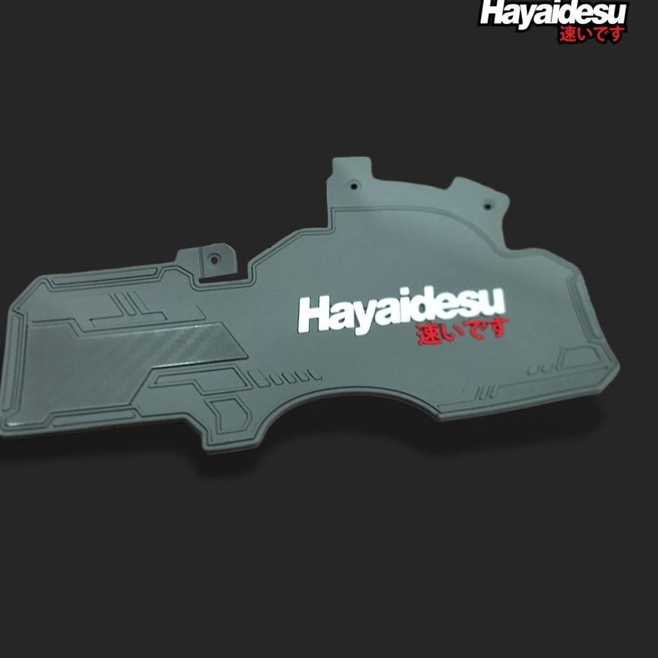 Paling Disukai.. Hayaidesu Mudflap Honda Vario 110 Techno Karbu Aksesoris Variasi Penahan Lumpur