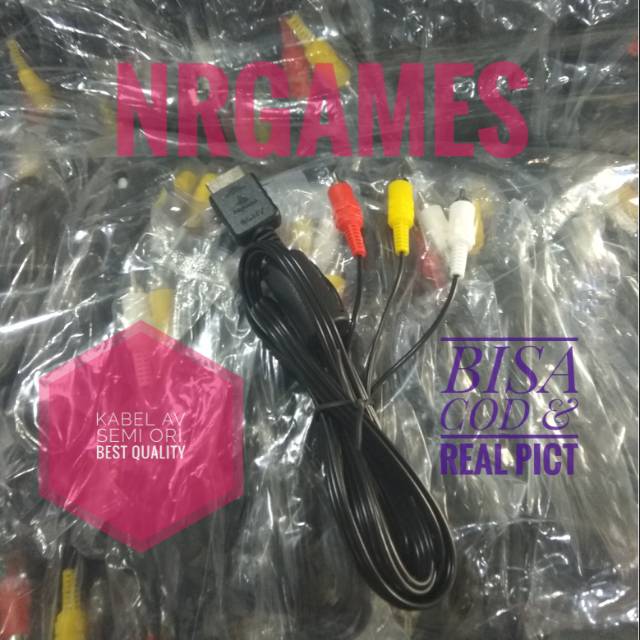KABEL AV SEMI ORI / KABEL AV / RCA PS2 SEMI ORI