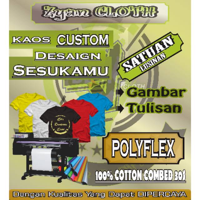 Kaos / sablon kaos satuan / sablon / kaos sablon murah /  sablon kaos murah / sablon kaos distro