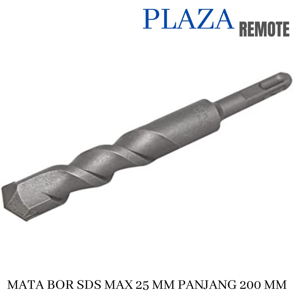 SDS MAX MATA BOR TEMBOK 25 MM BETON HAMMER DRILL PANJANG 200 MM